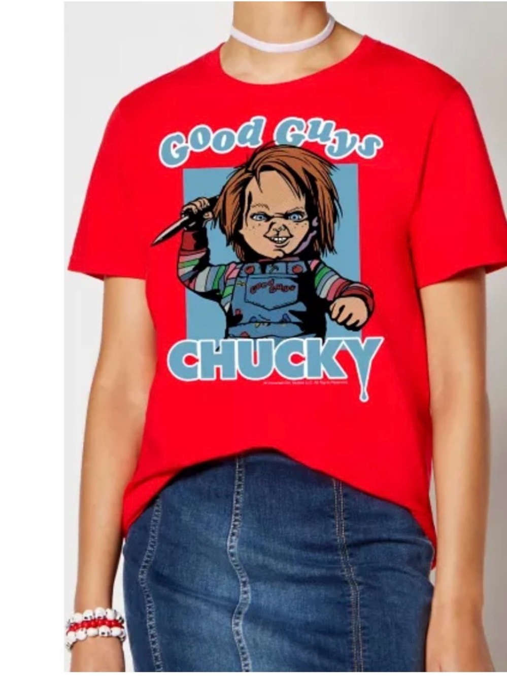 Rue21 Red Good Guys Chucky Graphic Tee